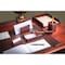 Dacasso Chocolate Brown Leather 7-Piece Desk Set DF-3404 - alternate 4